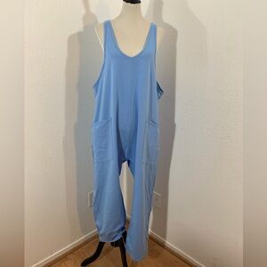 🌹New Listing🌹Ofeefan Wedgewood Blue Sleeveless Jumpsuit